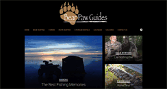 Desktop Screenshot of bearpawguides.com